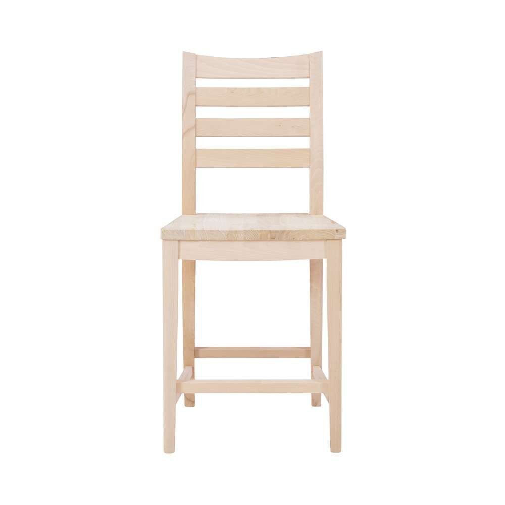 Linon Home Decor - Flynn Counter Stool Unfinished (Set of 2) - CS283UNFIN02ASU veiw 2