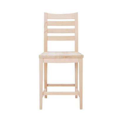 Linon Home Decor - Flynn Counter Stool Unfinished (Set of 2) - CS283UNFIN02ASU veiw 2