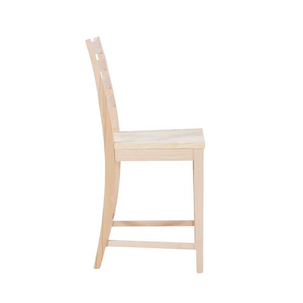 Linon Home Decor - Flynn Counter Stool Unfinished (Set of 2) - CS283UNFIN02ASU veiw 3