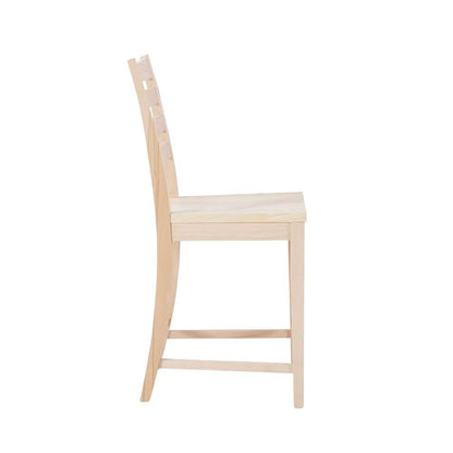Linon Home Decor - Flynn Counter Stool Unfinished (Set of 2) - CS283UNFIN02ASU veiw 3