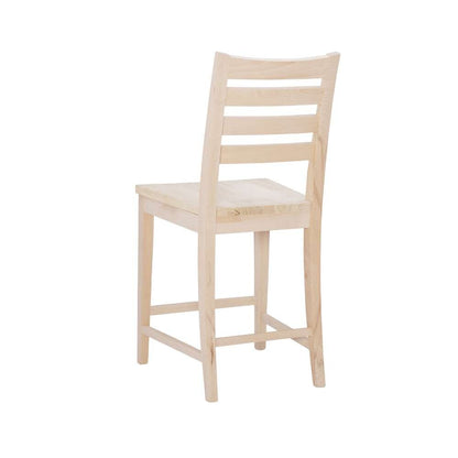 Linon Home Decor - Flynn Counter Stool Unfinished (Set of 2) - CS283UNFIN02ASU veiw 4