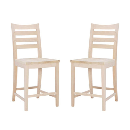 Linon Home Decor - Flynn Counter Stool Unfinished (Set of 2) - CS283UNFIN02ASU veiw 6