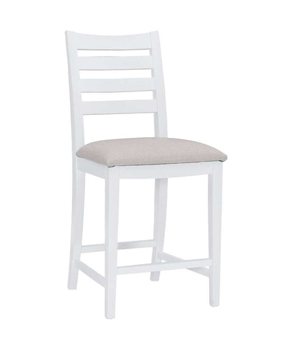 Linon Home Decor - Flynn Counter Stool White Upholstered (Set of 2) - CS283WHTSTN02ASU veiw 1