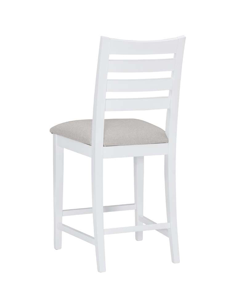 Linon Home Decor - Flynn Counter Stool White Upholstered (Set of 2) - CS283WHTSTN02ASU veiw 5