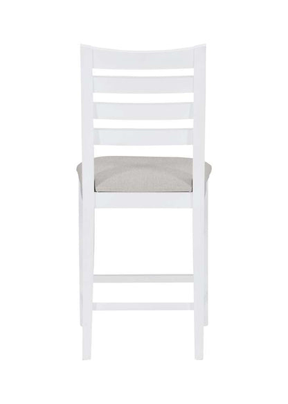 Linon Home Decor - Flynn Counter Stool White Upholstered (Set of 2) - CS283WHTSTN02ASU veiw 6