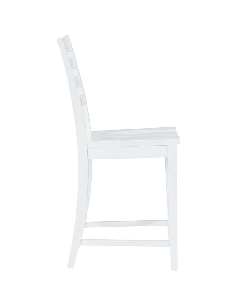 Linon Home Decor - Flynn Counter Stool White (Set of 2) - CS283WHT02ASU veiw 4