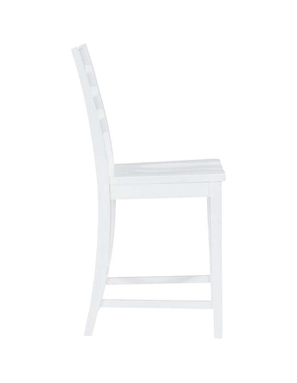 Linon Home Decor - Flynn Counter Stool White (Set of 2) - CS283WHT02ASU veiw 4
