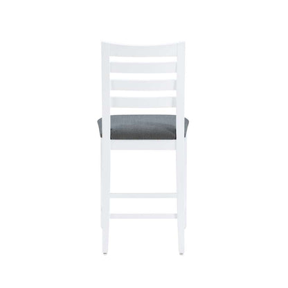Linon Home Decor - Flynn White Counter Stool Uph Seat (Set of 2) - CS283WHTGRY02ASU veiw 5
