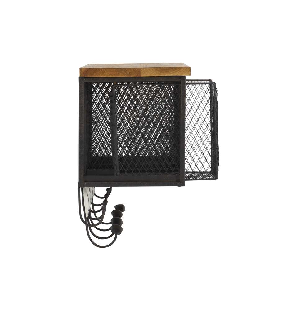 Linon Home Decor - Four Basket Wall Organizer - AMME4DRW1 veiw 5