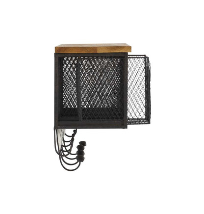 Linon Home Decor - Four Basket Wall Organizer - AMME4DRW1 veiw 5