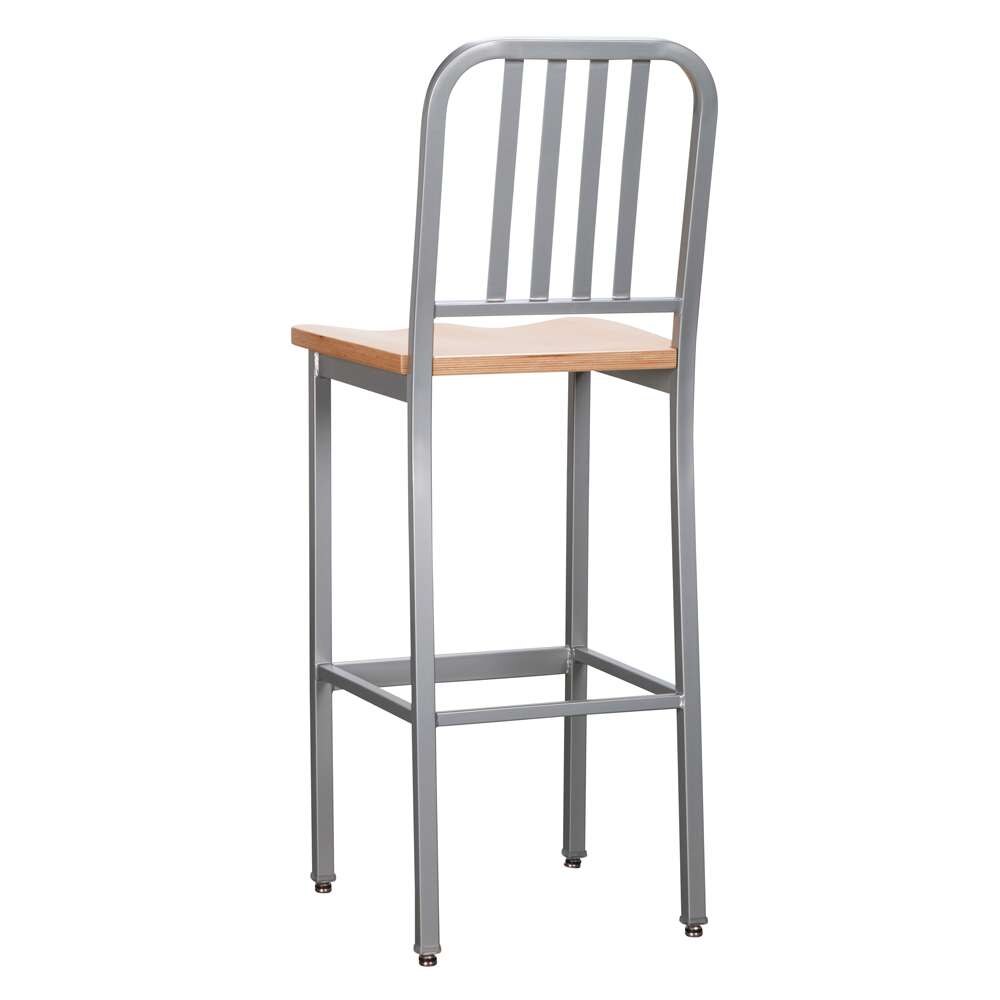 Linon Home Decor - Frazier Metal Barstool Silver (Set of 2) - BS257SIL02 veiw 4