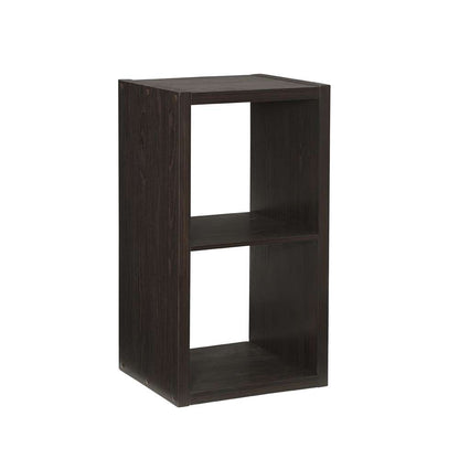 Linon Home Decor - Galli 2 Cubby Storage Cabinet Espresso  - CB200ESP201 veiw 1