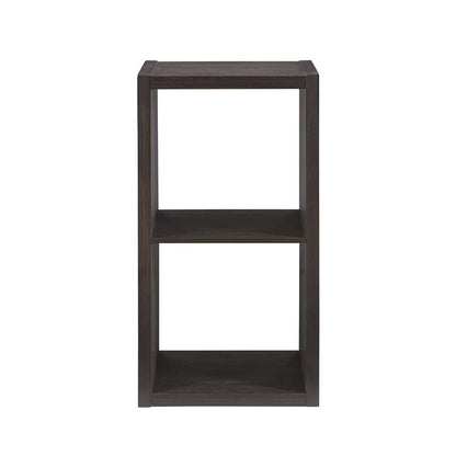 Linon Home Decor - Galli 2 Cubby Storage Cabinet Espresso  - CB200ESP201 veiw 2