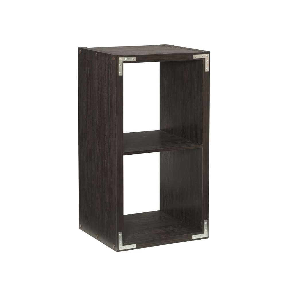 Linon Home Decor - Galli 2 Cubby Storage Cabinet Espresso  - CB200ESP201 veiw 4