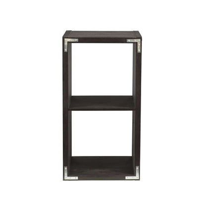 Linon Home Decor - Galli 2 Cubby Storage Cabinet Espresso  - CB200ESP201 veiw 5