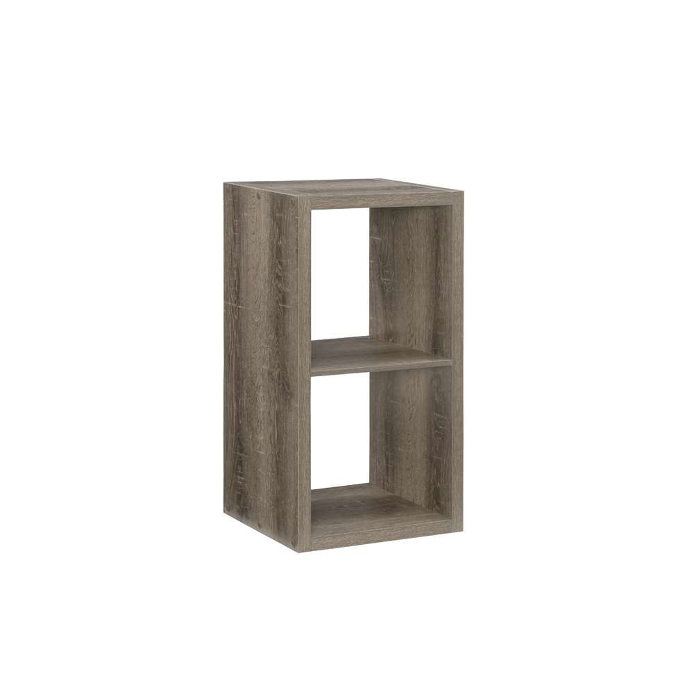 Linon Home Decor - Galli 2 Cubby Storage Cabinet Grey - CB200GRY201 veiw 1