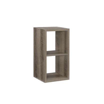 Linon Home Decor - Galli 2 Cubby Storage Cabinet Grey - CB200GRY201 veiw 1