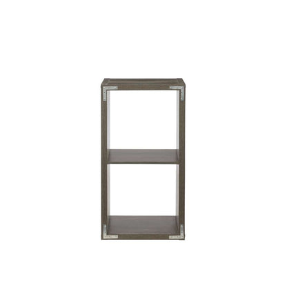 Linon Home Decor - Galli 2 Cubby Storage Cabinet Grey - CB200GRY201 veiw 5