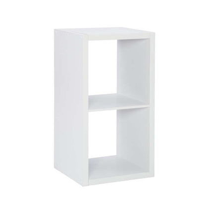 Linon Home Decor - Galli 2 Cubby Storage Cabinet White - CB200WHT201 veiw 1