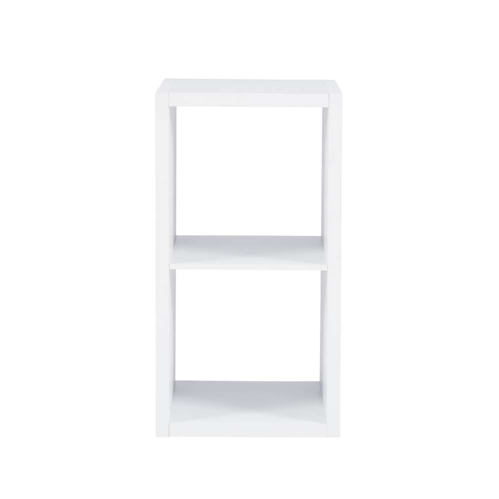 Linon Home Decor - Galli 2 Cubby Storage Cabinet White - CB200WHT201 veiw 2