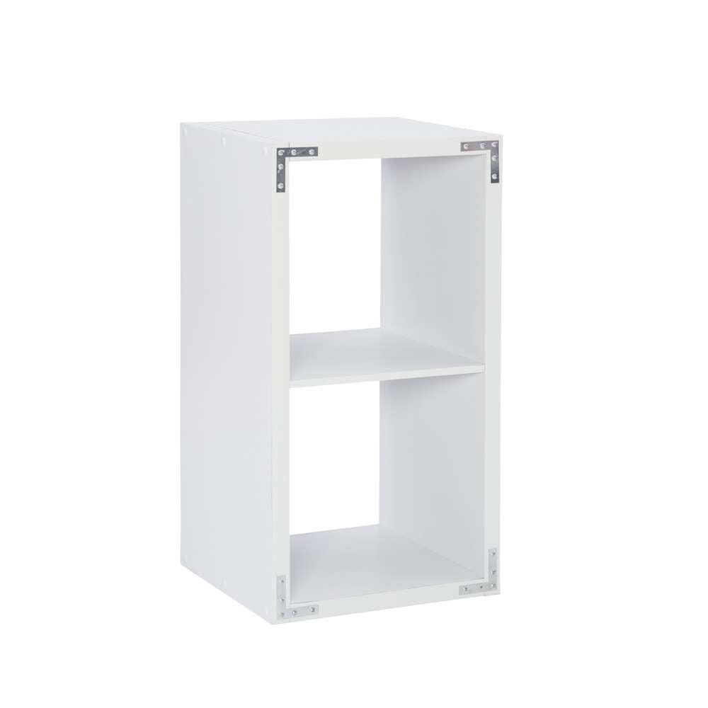 Linon Home Decor - Galli 2 Cubby Storage Cabinet White - CB200WHT201 veiw 4