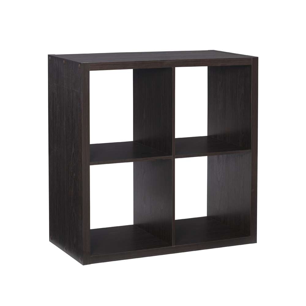 Linon Home Decor - Galli 4 Cubby Storage Cabinet Espresso  - CB201ESP401 veiw 1