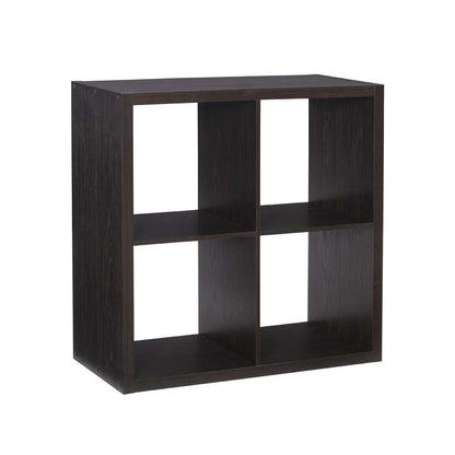 Linon Home Decor - Galli 4 Cubby Storage Cabinet Espresso  - CB201ESP401 veiw 1