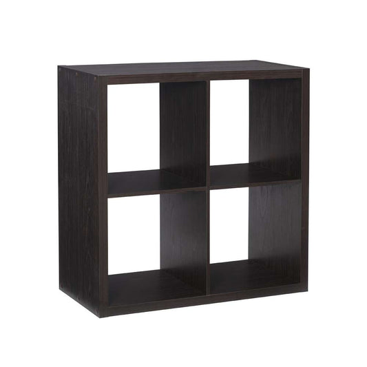 Linon Home Decor - Galli 4 Cubby Storage Cabinet Espresso  - CB201ESP401 veiw 1