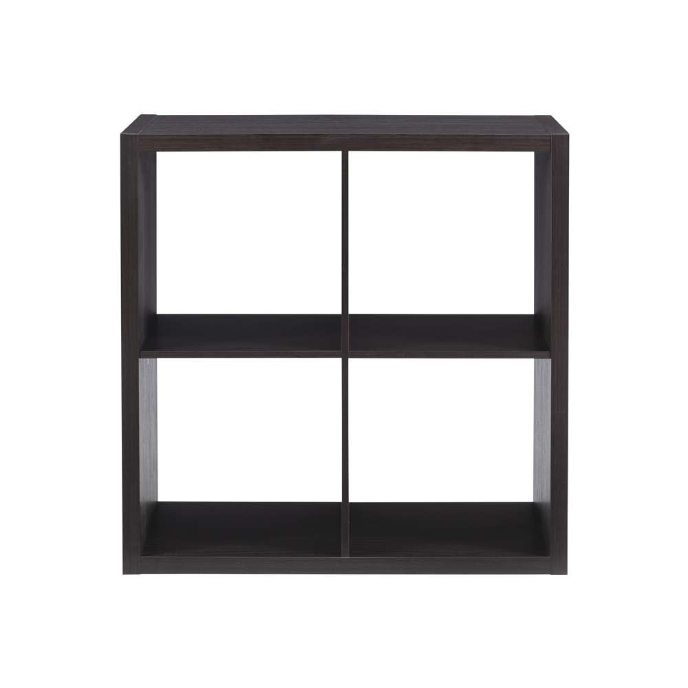 Linon Home Decor - Galli 4 Cubby Storage Cabinet Espresso  - CB201ESP401 veiw 2