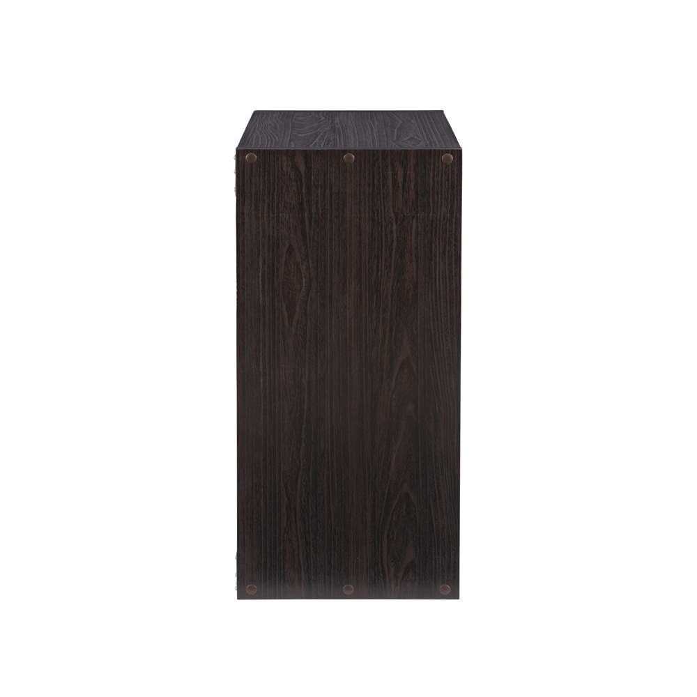 Linon Home Decor - Galli 4 Cubby Storage Cabinet Espresso  - CB201ESP401 veiw 3