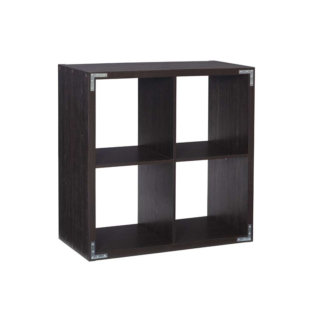 Linon Home Decor - Galli 4 Cubby Storage Cabinet Espresso  - CB201ESP401 veiw 4