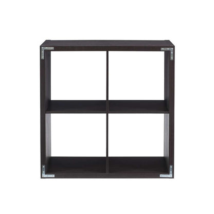 Linon Home Decor - Galli 4 Cubby Storage Cabinet Espresso  - CB201ESP401 veiw 5