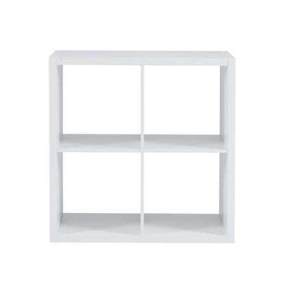 Linon Home Decor - Galli 4 Cubby Storage Cabinet White - CB201WHT401 veiw 2