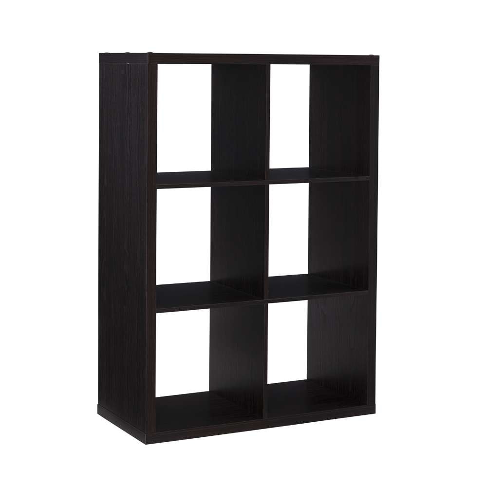 Linon Home Decor - Galli 6 Cubby Storage Cabinet Espresso  - CB202ESP601 veiw 1