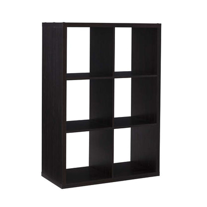 Linon Home Decor - Galli 6 Cubby Storage Cabinet Espresso  - CB202ESP601 veiw 1