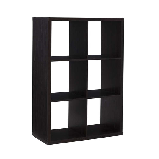 Linon Home Decor - Galli 6 Cubby Storage Cabinet Espresso  - CB202ESP601 veiw 1
