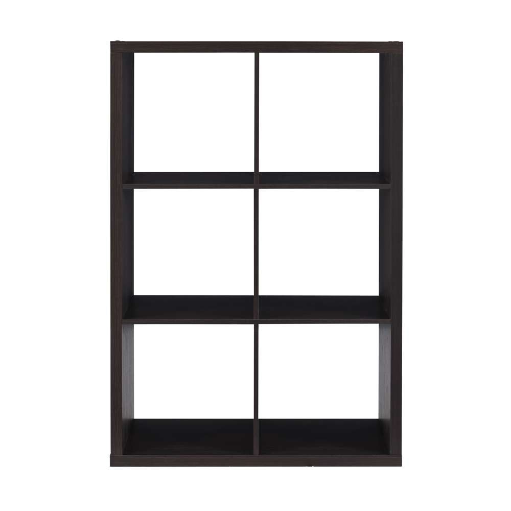 Linon Home Decor - Galli 6 Cubby Storage Cabinet Espresso  - CB202ESP601 veiw 2