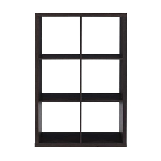 Linon Home Decor - Galli 6 Cubby Storage Cabinet Espresso  - CB202ESP601 veiw 2