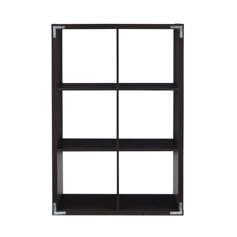 Linon Home Decor - Galli 6 Cubby Storage Cabinet Espresso  - CB202ESP601 veiw 5