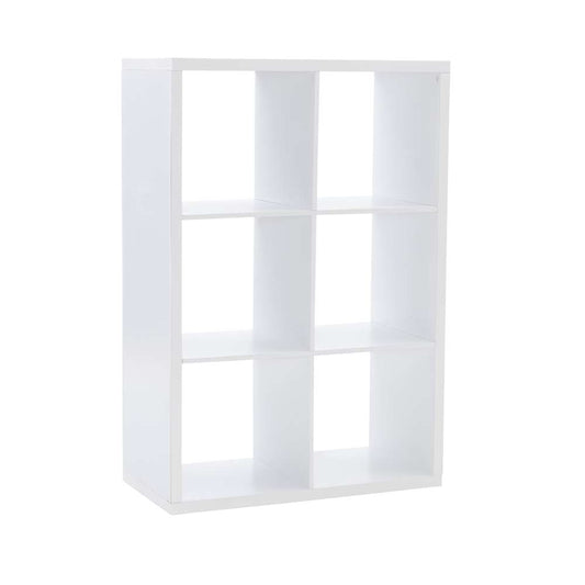 Linon Home Decor - Galli 6 Cubby Storage Cabinet White - CB202WHT601 veiw 1