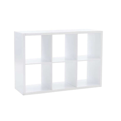 Linon Home Decor - Galli 6 Cubby Storage Cabinet White - CB202WHT601 veiw 4