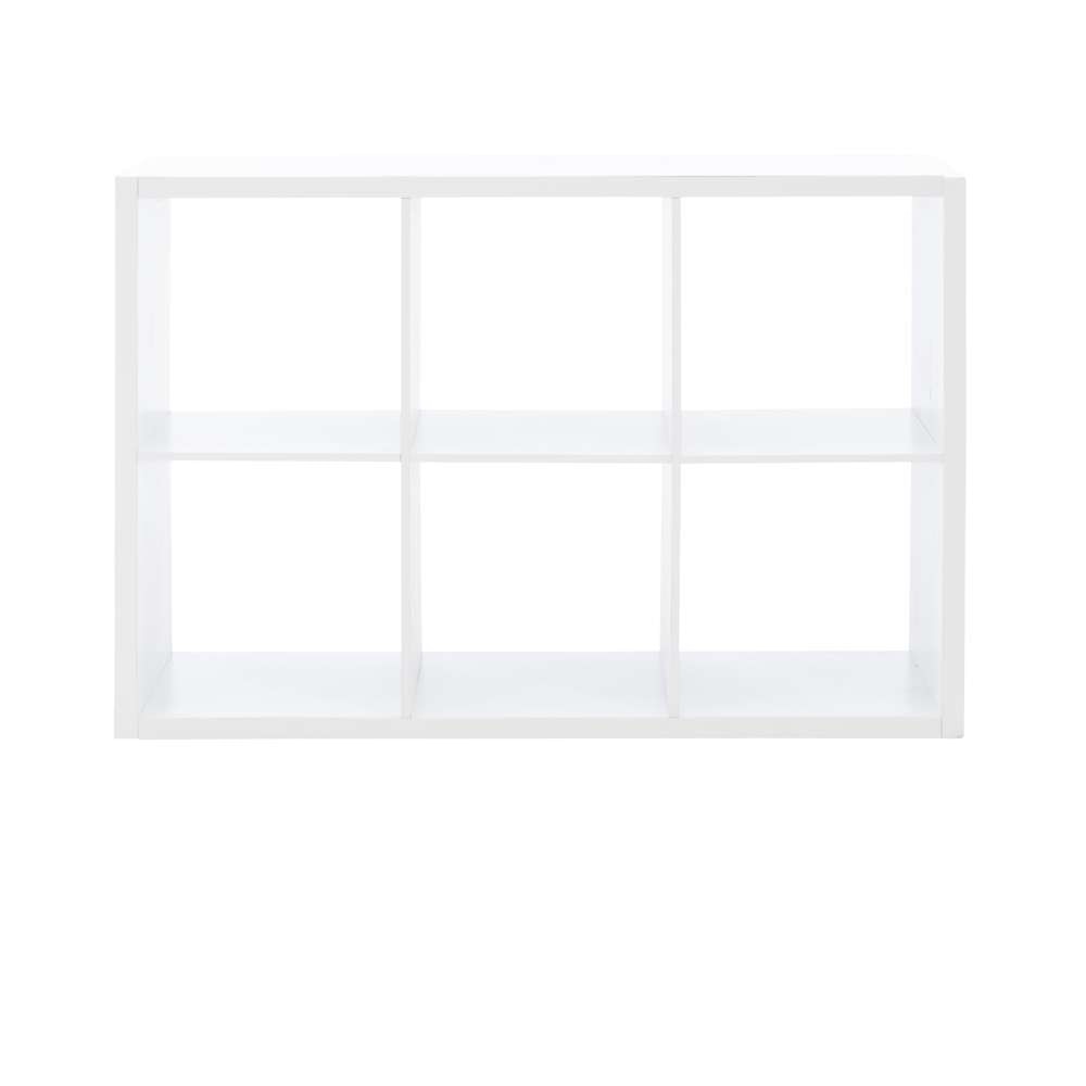 Linon Home Decor - Galli 6 Cubby Storage Cabinet White - CB202WHT601 veiw 5