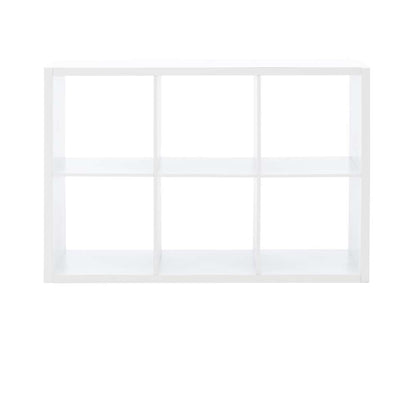 Linon Home Decor - Galli 6 Cubby Storage Cabinet White - CB202WHT601 veiw 5