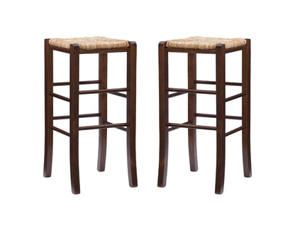 Linon Home Decor - Gianna Backless Barstool Walnut (Set of 2) - BS275WAL02ASU veiw 2