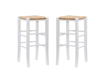 Linon Home Decor - Gianna Backless Barstool White (Set of 2) - BS275WHT01ASU veiw 2