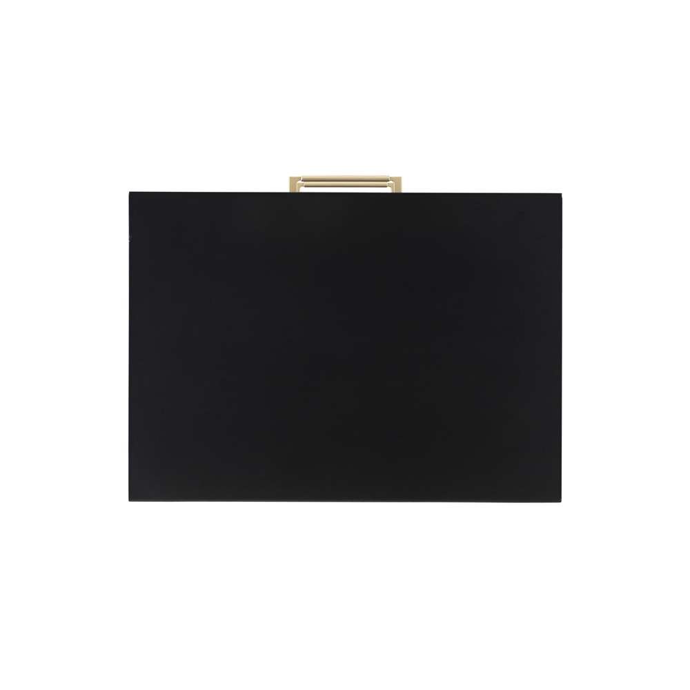 Linon Home Decor - Gloria Two Drawer Night Stand Black - BD78BLK01U veiw 6