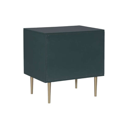 Linon Home Decor - Gloria Two Drawer Night Stand Dark Green - BD78DGRN01U veiw 4