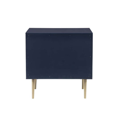 Linon Home Decor - Gloria Two Drawer Night Stand Navy - BD78NAVY01U veiw 5