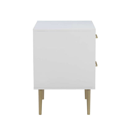 Linon Home Decor - Gloria Two Drawer Nightstand - BD77WHT01U veiw 5