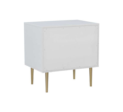Linon Home Decor - Gloria Two Drawer Nightstand - BD77WHT01U veiw 6
